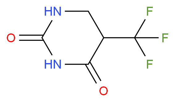 Uracil, (+/-)-5-trifluoromethyl-5,6-dihydro-_Molecular_structure_CAS_)
