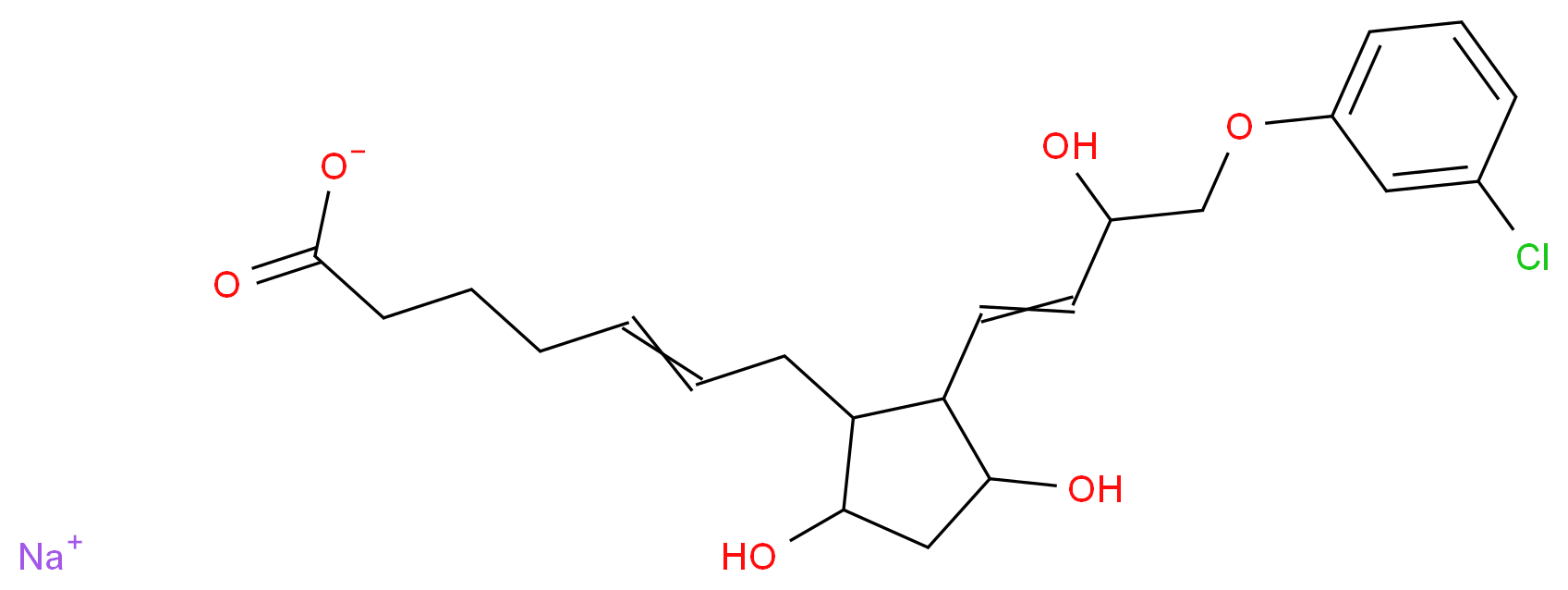 CLOPROSTENOL SODIUM SALT_Molecular_structure_CAS_55028-72-3)