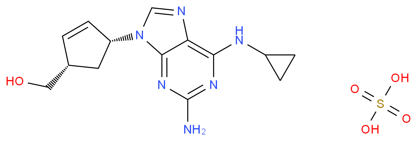 Abacavir sulfate_Molecular_structure_CAS_188062-50-2)