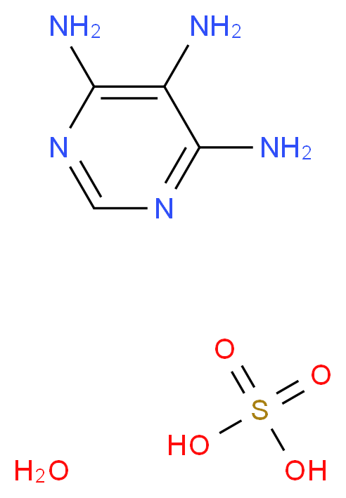 4,5,6-Triaminopyrimidine Sulfate Hydrate_Molecular_structure_CAS_)