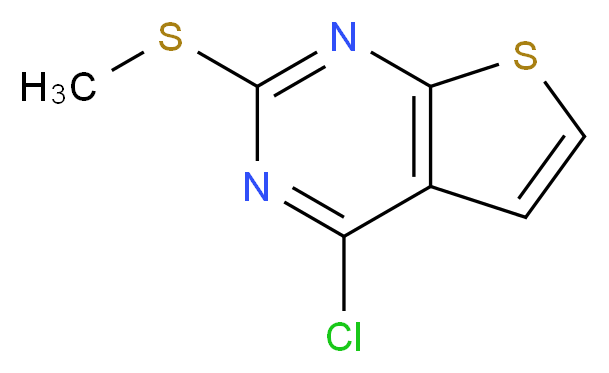 4-Chloro-2-(methylsulfanyl)thieno[2,3-d]pyrimidine_Molecular_structure_CAS_598298-10-3)
