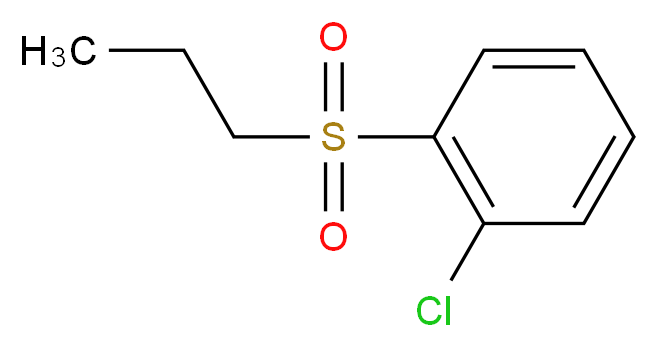 1-chloro-2-(propane-1-sulfonyl)benzene_Molecular_structure_CAS_)