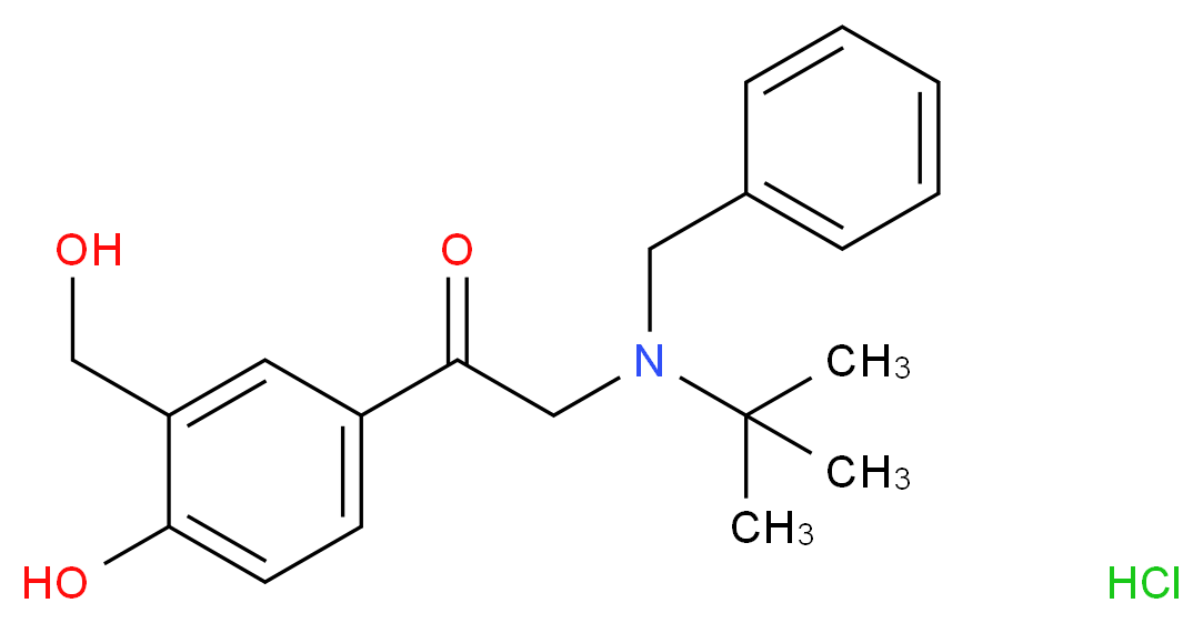 N-Benzyl Salbutamon Hydrochloride_Molecular_structure_CAS_24085-08-3)