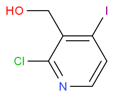 2-Chloro-4-iodo-3-pyridinemethanol_Molecular_structure_CAS_884494-44-4)
