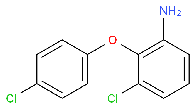 3-Chloro-2-(4-chlorophenoxy)aniline_Molecular_structure_CAS_)