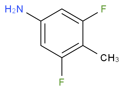 3,5-Difluoro-4-methylaniline_Molecular_structure_CAS_878285-13-3)