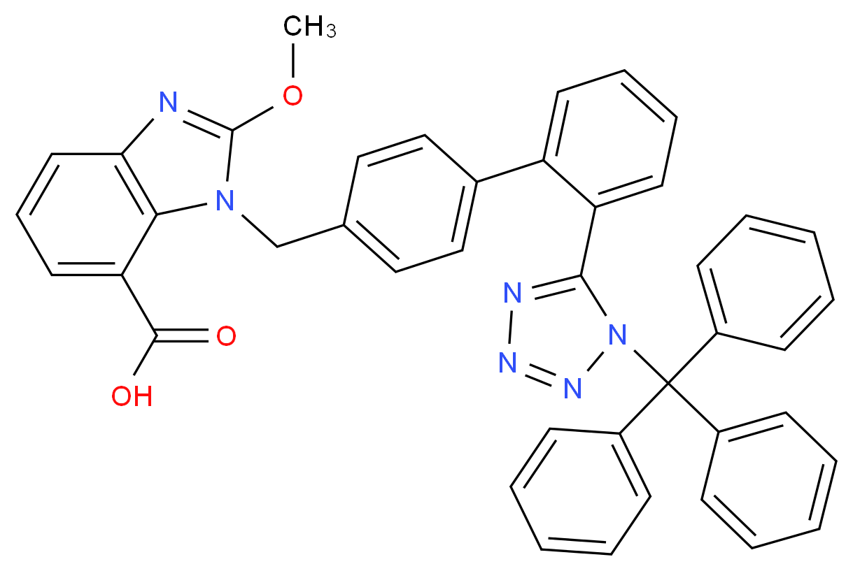 N-Trityl Candesartan Methoxy Analogue_Molecular_structure_CAS_1246820-94-9)