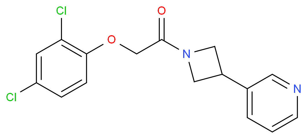 3-{1-[(2,4-dichlorophenoxy)acetyl]-3-azetidinyl}pyridine_Molecular_structure_CAS_)