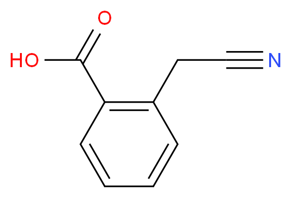 2-(cyanomethyl)benzoic acid_Molecular_structure_CAS_6627-91-4)