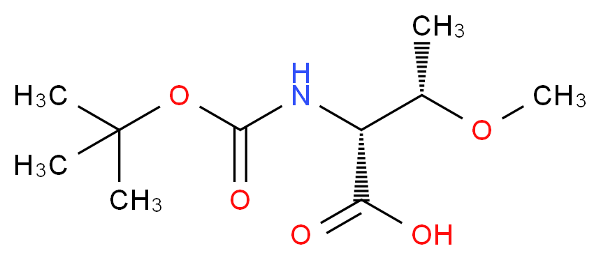 O-Methyl-L-threonine, N-BOC protected_Molecular_structure_CAS_48068-25-3)