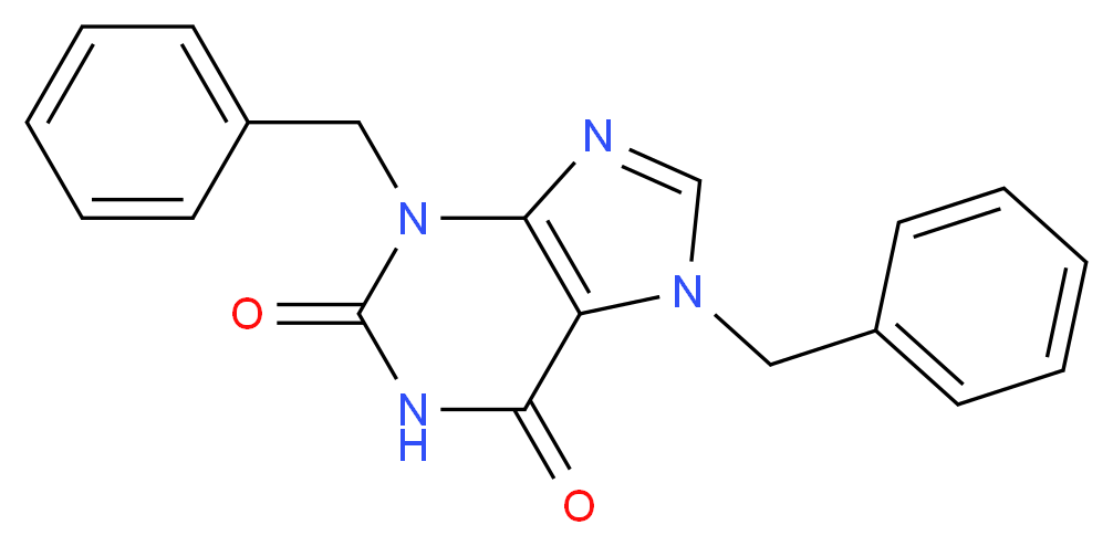3,7-Dibenzyl-3,7-dihydro-purine-2,6-dione_Molecular_structure_CAS_139927-86-9)