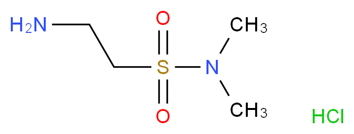 2-amino-N,N-dimethylethane-1-sulfonamide hydrochloride_Molecular_structure_CAS_91893-69-5)