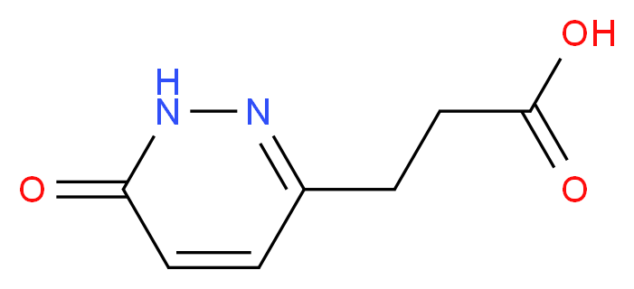 3-(6-oxo-1,6-dihydropyridazin-3-yl)propanoic acid_Molecular_structure_CAS_6397-53-1)