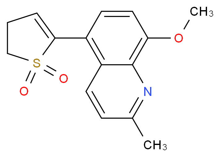 5-(1,1-dioxido-4,5-dihydro-2-thienyl)-8-methoxy-2-methylquinoline_Molecular_structure_CAS_)