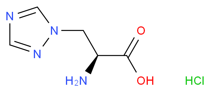 (2S)-2-amino-3-(1H-1,2,4-triazol-1-yl)propanoic acid hydrochloride_Molecular_structure_CAS_)