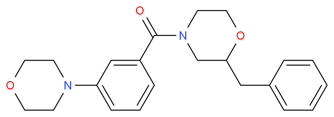 2-benzyl-4-[3-(4-morpholinyl)benzoyl]morpholine_Molecular_structure_CAS_)