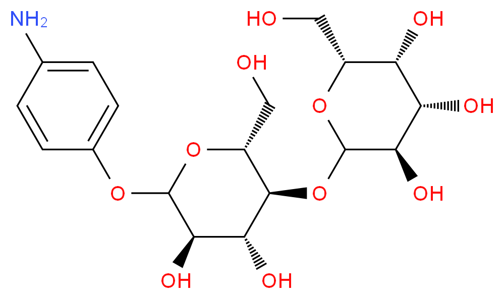 p-Aminophenyl β-D-Lactopyranoside_Molecular_structure_CAS_17691-02-0)