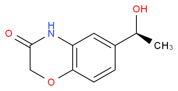 6-[(1S)-1-hydroxyethyl]-3,4-dihydro-2H-1,4-benzoxazin-3-one_Molecular_structure_CAS_)