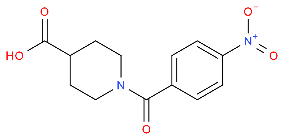 1-(4-Nitrobenzoyl)-4-piperidinecarboxylic acid_Molecular_structure_CAS_303994-58-3)