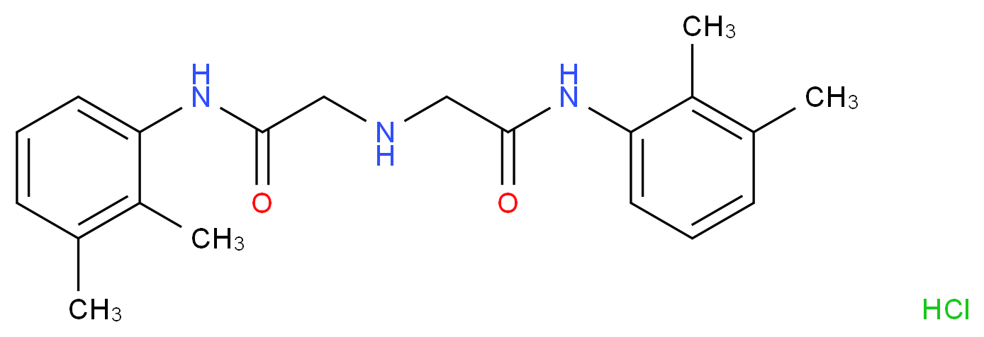 N-(2,3-dimethylphenyl)-2-({2-[(2,3-dimethylphenyl)amino]-2-oxoethyl}amino)acetamide hydrochloride_Molecular_structure_CAS_)