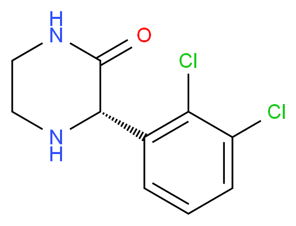 (S)-3-(2,3-DICHLORO-PHENYL)-PIPERAZIN-2-ONE_Molecular_structure_CAS_)