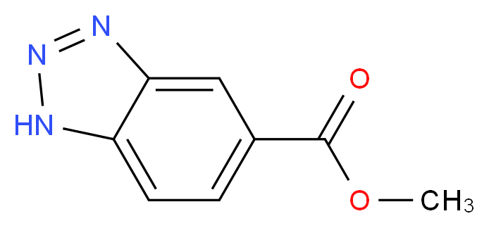 Methyl 1H-benzotriazole-5-carboxylate_Molecular_structure_CAS_113053-50-2)