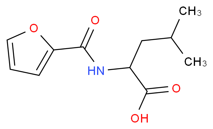 N-(2-Furoyl)leucine_Molecular_structure_CAS_)