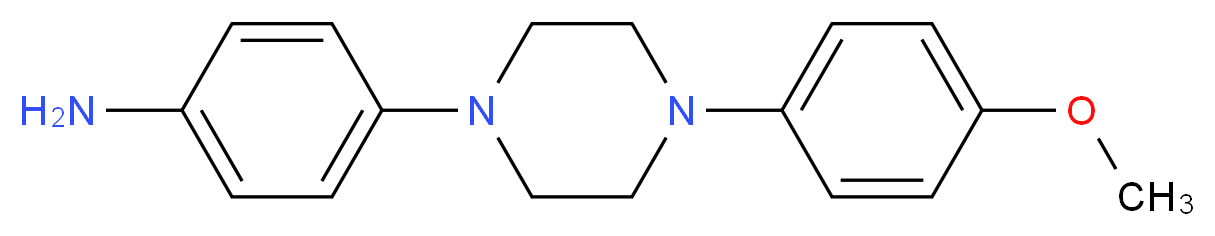 4-[4-(4-Methoxyphenyl)piperazin-1-yl]aniline_Molecular_structure_CAS_)