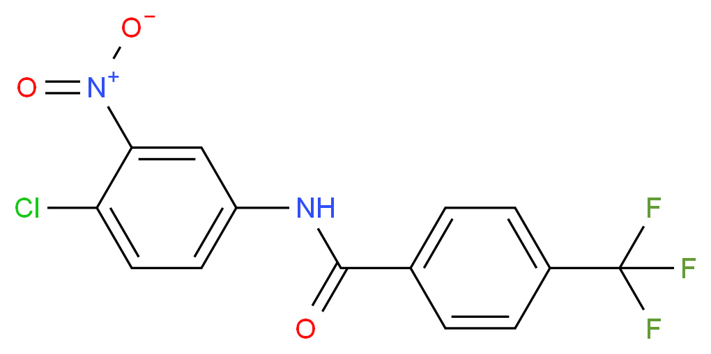N1-(4-chloro-3-nitrophenyl)-4-(trifluoromethyl)benzamide_Molecular_structure_CAS_)