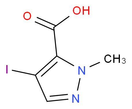 4-Iodo-1-methyl-1H-pyrazole-5-carboxylic acid_Molecular_structure_CAS_75092-30-7)