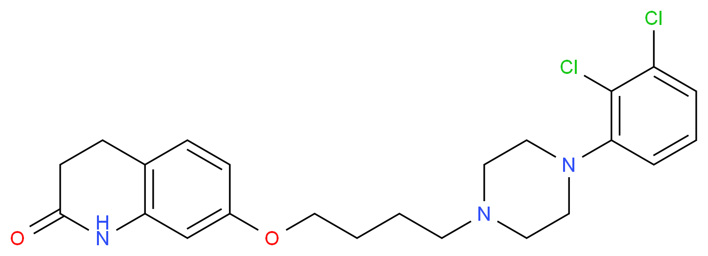 7-(4-(4-(2,3-dichlorophenyl)piperazin-1-yl)butoxy)-3,4-dihydroquinolin-2(1H)-one_Molecular_structure_CAS_)