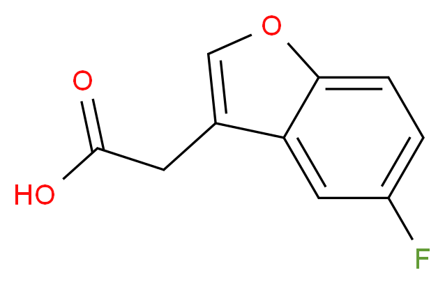 (5-Fluoro-1-benzofuran-3-yl)acetic acid_Molecular_structure_CAS_)