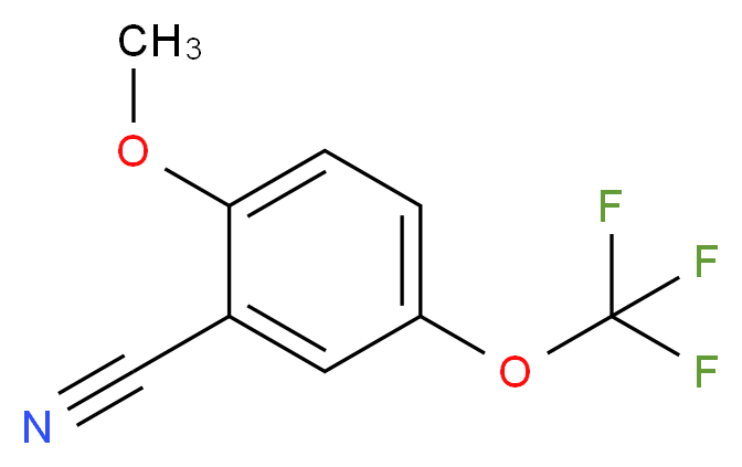 2-Methoxy-5-(trifluoromethoxy)benzonitrile_Molecular_structure_CAS_886500-03-4)