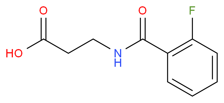 N-(2-fluorobenzoyl)-beta-alanine_Molecular_structure_CAS_440341-60-6)