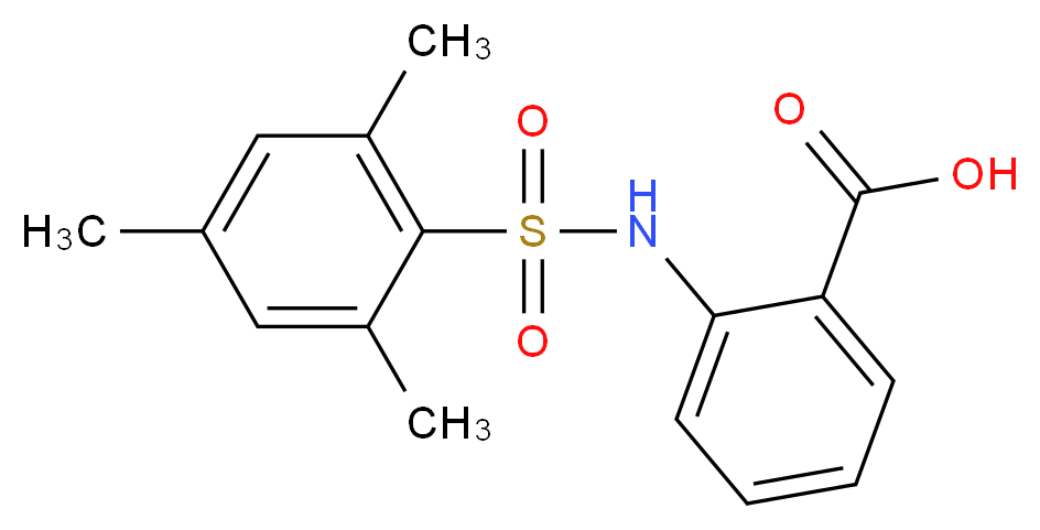 2-(2,4,6-Trimethyl-benzenesulfonylamino)-benzoic acid_Molecular_structure_CAS_)