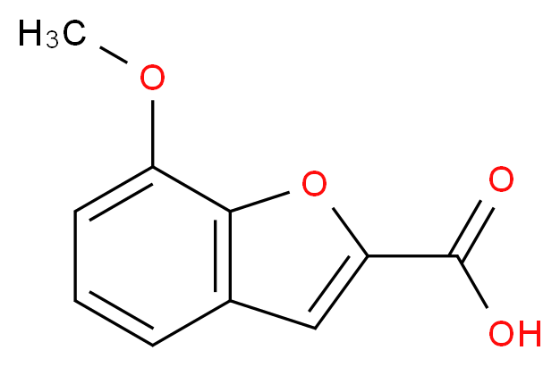 7-Methoxybenzofuran-2-carboxylic acid_Molecular_structure_CAS_)