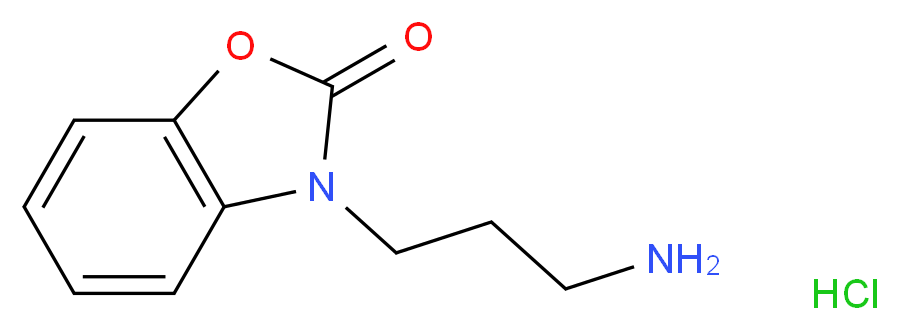 3-(3-Amino-propyl)-3H-benzooxazol-2-one hydrochloride_Molecular_structure_CAS_)