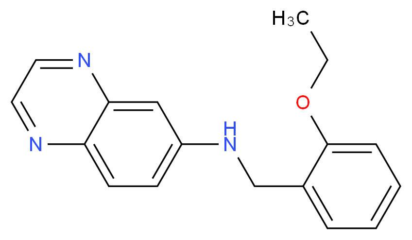 N-(2-ethoxybenzyl)-6-quinoxalinamine_Molecular_structure_CAS_)