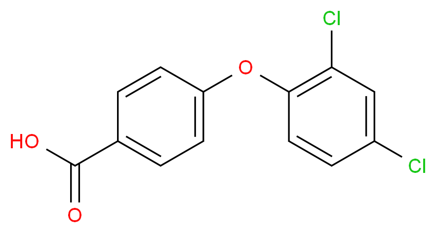 4-(2,4-dichlorophenoxy)benzoic acid_Molecular_structure_CAS_)