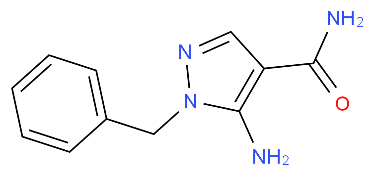 5-Amino-1-benzyl-1H-pyrazole-4-carboxamide_Molecular_structure_CAS_)