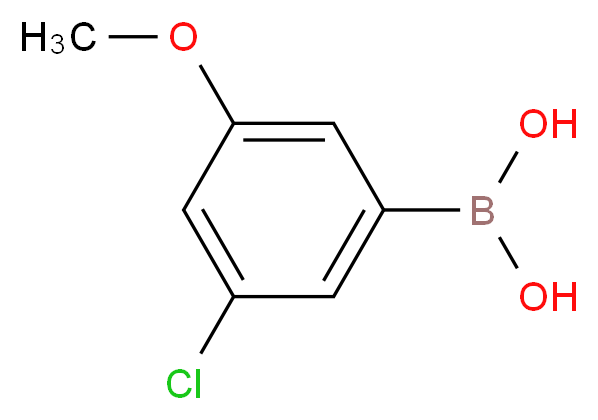 3-Chloro-5-methoxybenzeneboronic acid_Molecular_structure_CAS_915201-07-9)