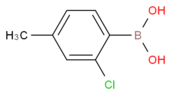 2-Chloro-4-methylbenzeneboronic acid_Molecular_structure_CAS_145349-62-8)