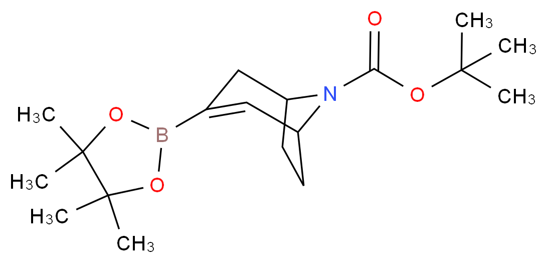 8-Boc-3-(4,4,5,5-tetramethyl-1,3,2-dioxaborolan-2-yl)-8-azabicyclo[3.2.1]oct-2-ene_Molecular_structure_CAS_900503-08-4)