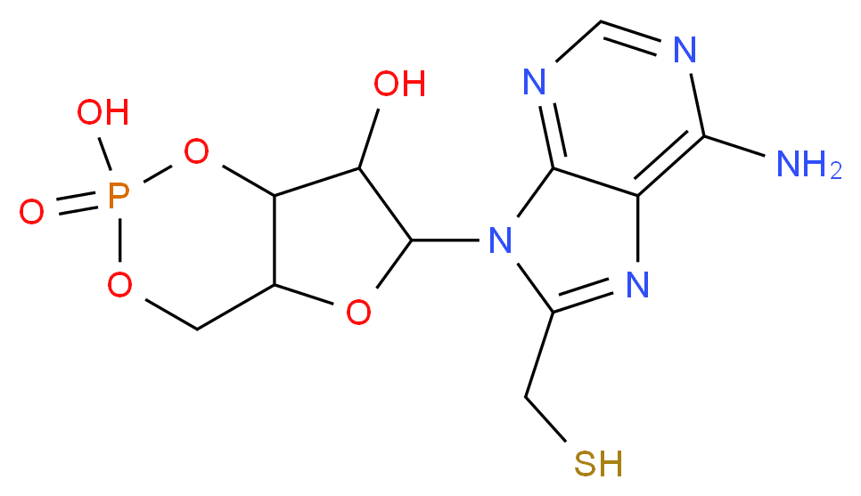 8-Thiomethyladenosine 3′:5′-cyclic monophosphate_Molecular_structure_CAS_61866-10-2)