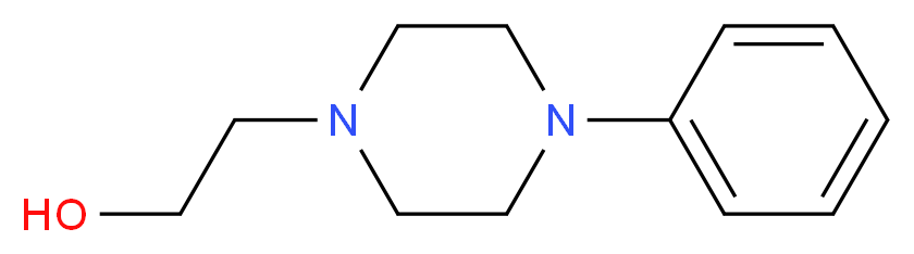 2-(4-phenylpiperazin-1-yl)ethan-1-ol_Molecular_structure_CAS_)