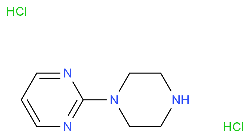 1-(2-Pyrimidinyl)piperazine dihydrochloride_Molecular_structure_CAS_94021-22-4)