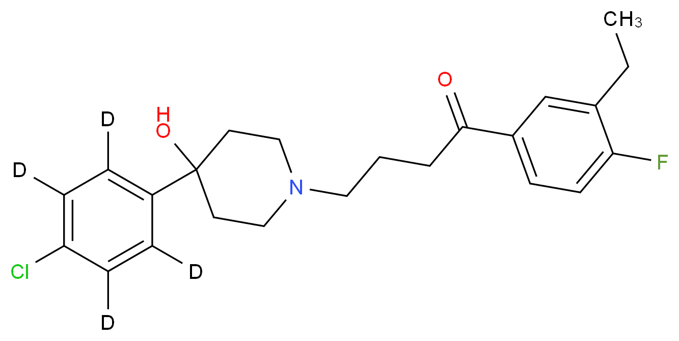 3-Ethyl Haloperidol-d4_Molecular_structure_CAS_)