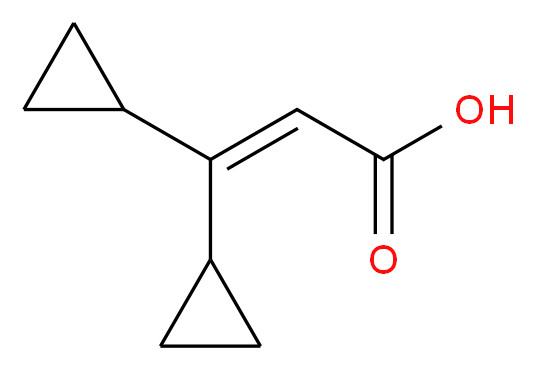 3,3-dicyclopropylprop-2-enoic acid_Molecular_structure_CAS_)