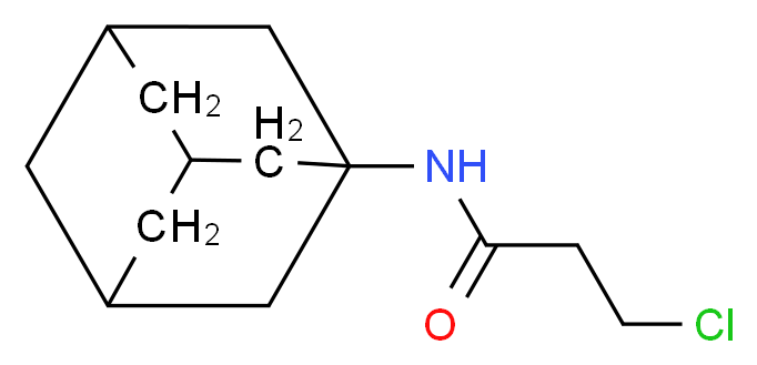 N1-(1-adamantyl)-3-chloropropanamide_Molecular_structure_CAS_)