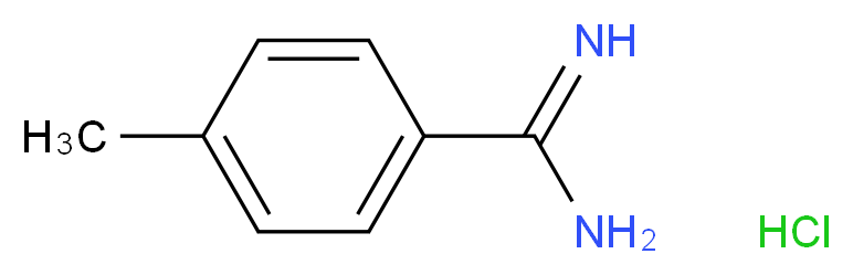 4-methylbenzene-1-carboximidamide hydrochloride_Molecular_structure_CAS_)
